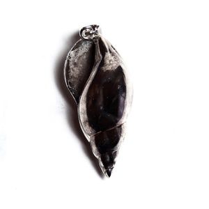 Taxco Mexico Sterling Silver Conch Shell pendant TG-80